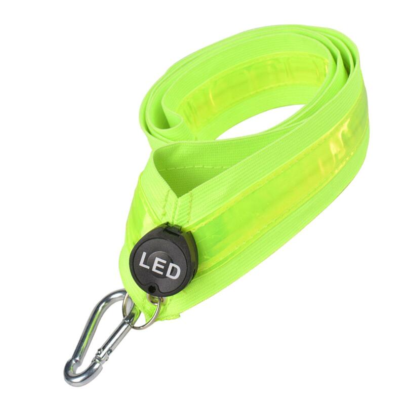 LED Reflective Sash Luminous Flashing Light Shoulder Strap LED Flashing Sash for Running Night Dog Walking Biking Hiking Cycling