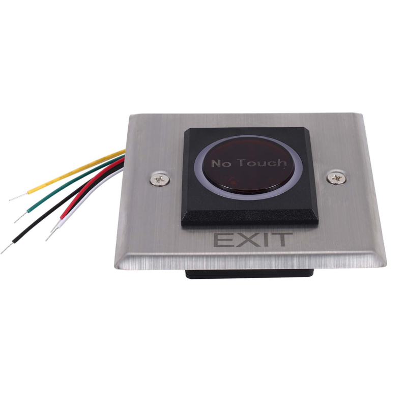 Infrared Sensor Switch No Contact Contactless Switches Door Release Exit Button with LED Indication