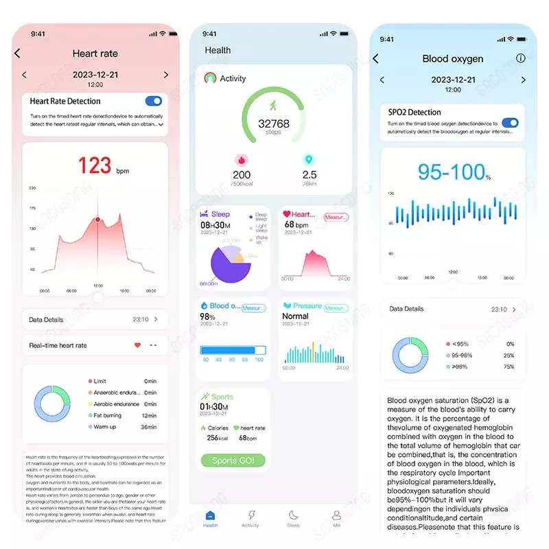 แหวนอัจฉริยะสำหรับผู้ชายผู้หญิง R02วัดอัตราการเต้นของหัวใจวัดออกซิเจนในเลือดสายรัดข้อมือฟิตเนสกิจกรรมกีฬาสำหรับแอนดรอยด์ iOS 2024