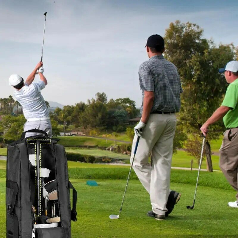 Bolsa de viaje de Golf, palos de Golf de 4 secciones, bolsa de viaje de aluminio, palo ajustable, protectores de palos de Golf para entrenamiento de competición