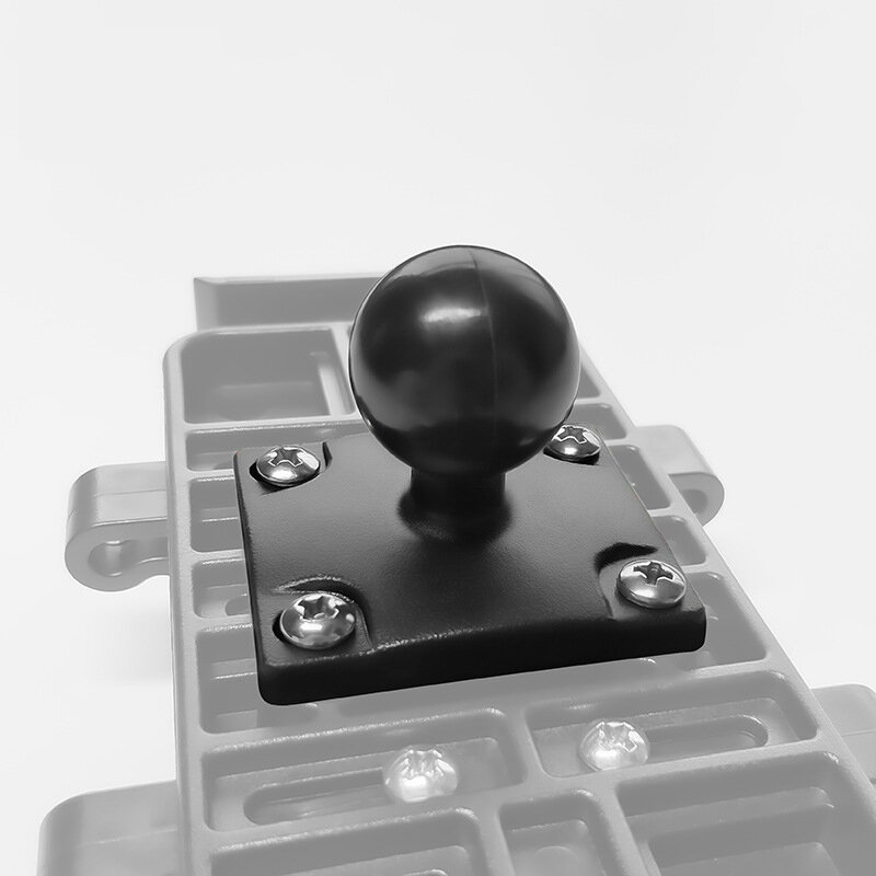 Двойная розетка + 1 дюймовая шаровая прямоугольная подключительная пластина для усилителей, совместимая с системой RMA для Garmin Монтана 750i 750 700 700i