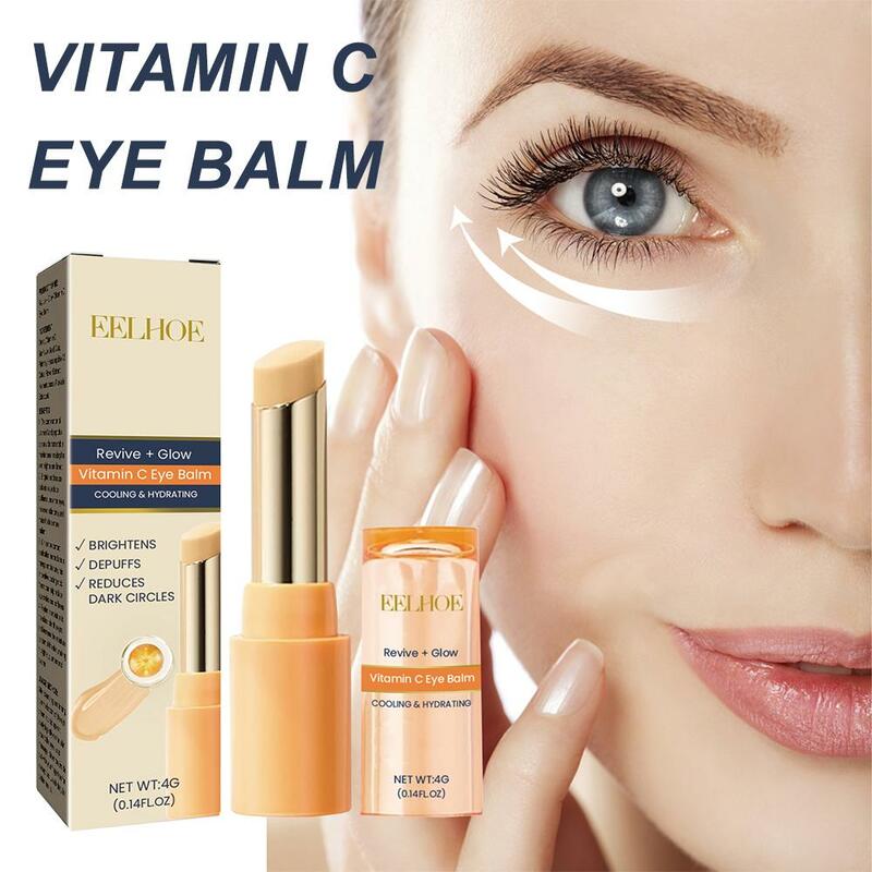 Крем для области вокруг глаз с витамином C, средство против морщин и припухлостей, подтягивающее средство, для ухода за кожей вокруг глаз