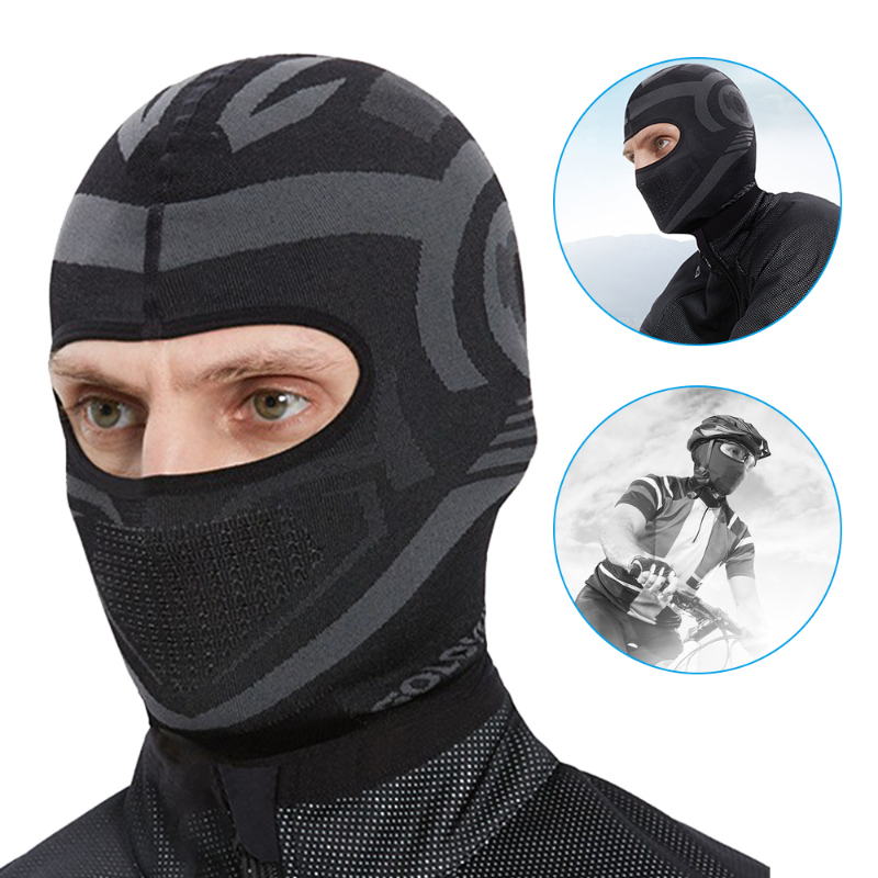 Breathable Headgear Motorcycle Balaclava Summer Windproof Sunscreen Cycling Sports Full Face Mask Soft Headgear for Men Women