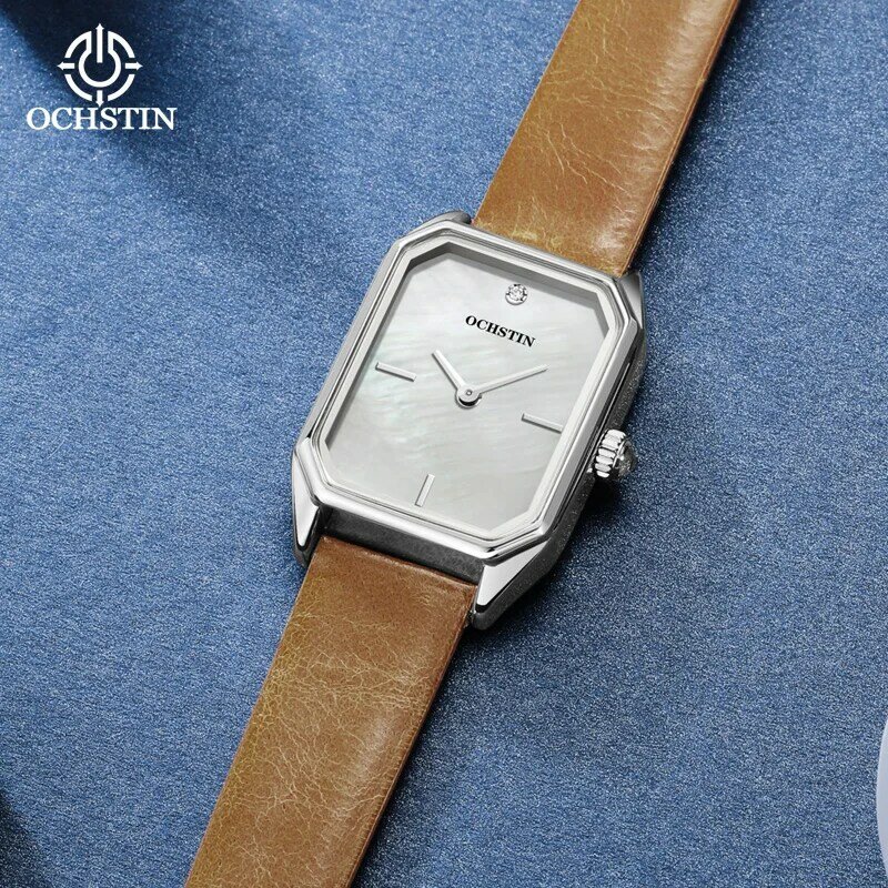 Gorący Model OCHSTIN 2024 serii Parangon Perfection prosty, komfortowy zegarek wielofunkcyjny kwarcowy damski zegarek kwarcowy