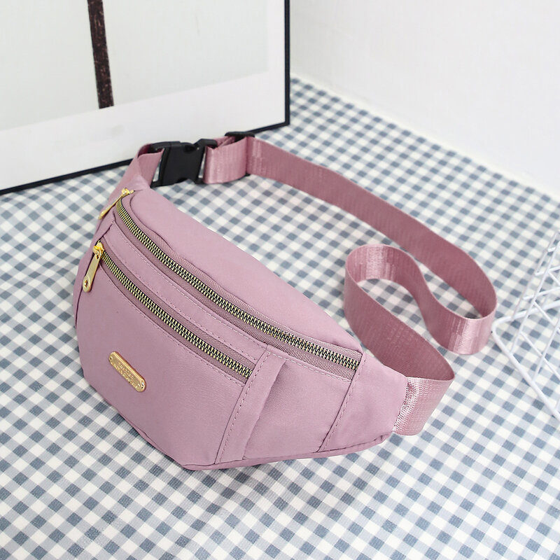 Поясная сумка Fanny Pack для женщин, водонепроницаемая поясная сумка с регулируемым ремешком для путешествий, спорта, бега