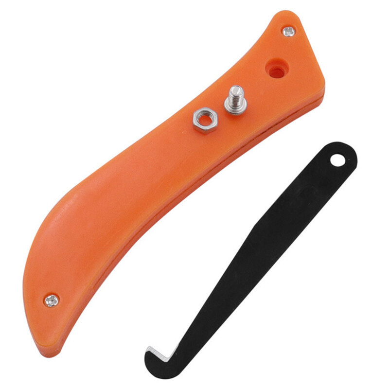 Alat pemotong tangan multifungsi, pisau kait nyaman pembersih pembuka perbaikan dapat diganti panjang 21.2cm