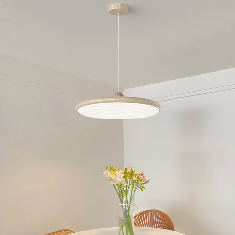 Lámpara colgante LED moderna para comedor, luz corrugada para mesa, Bar, restaurante, decoración del hogar, Lustres de interior, novedad de 2023