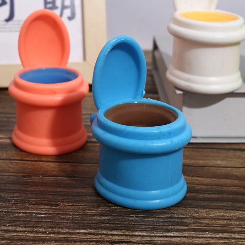 Accessoires de tasse de toilette à presser, jouet de farce délicat, évent coloré, cadeaux drôles