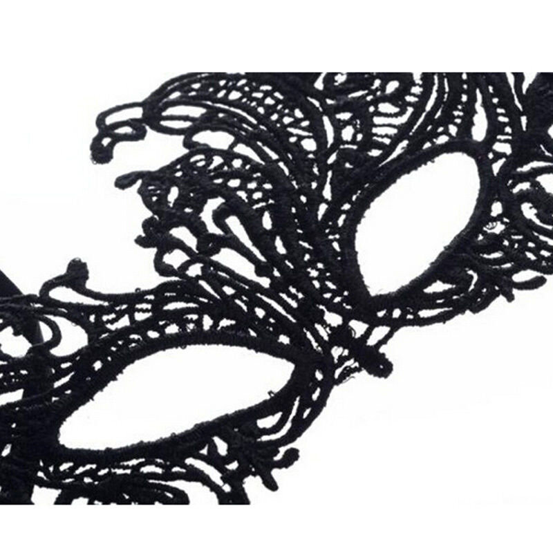 11 стилей Сексуальная Черная кружевная маска с вырезами черная крутая маска для глаз с цветами для маскарада искусственная маска Костюм Для Хэллоуина
