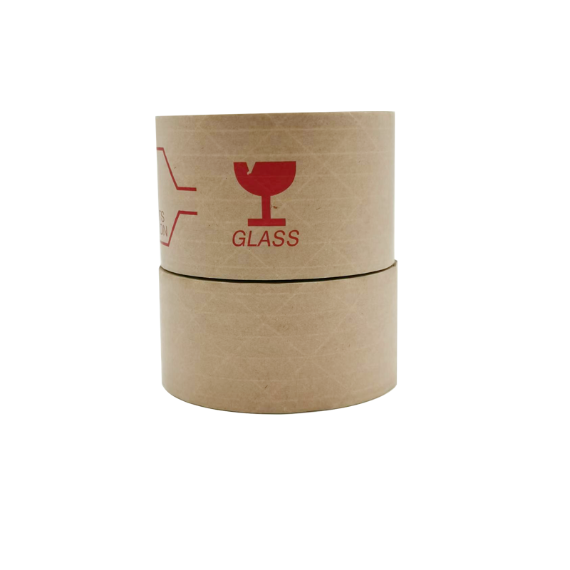 Customized productLow Noise Adhesive Tape Jumbo Roll Degradable Colored Shipping Tape Custom Printed Kraft Paper Tape