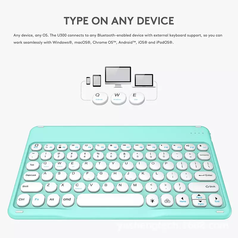 Portable Recharge Tablet Wireless Keyboard for IPad Samsung Xiaomi Huawei Teclado Bluetooth Keyboards and Mouse for IOS Android