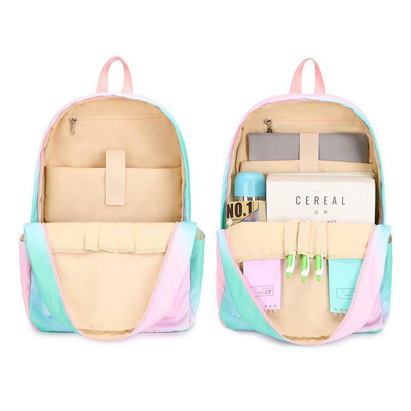 Backpacks For Girls School Bookbags Set With Lunch Tote Bag Pencil Case Lightweight Cute Preschool Elementary Backpack