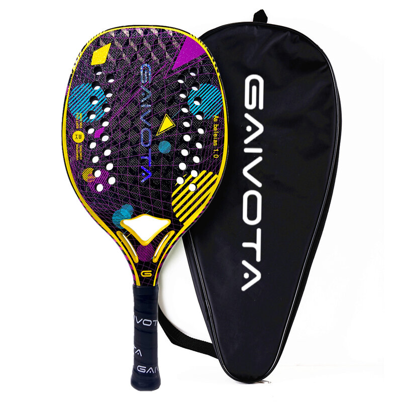 Gaivota 2023 Beach Tennis racquet 3K three-dimensional 3D pattern+bag