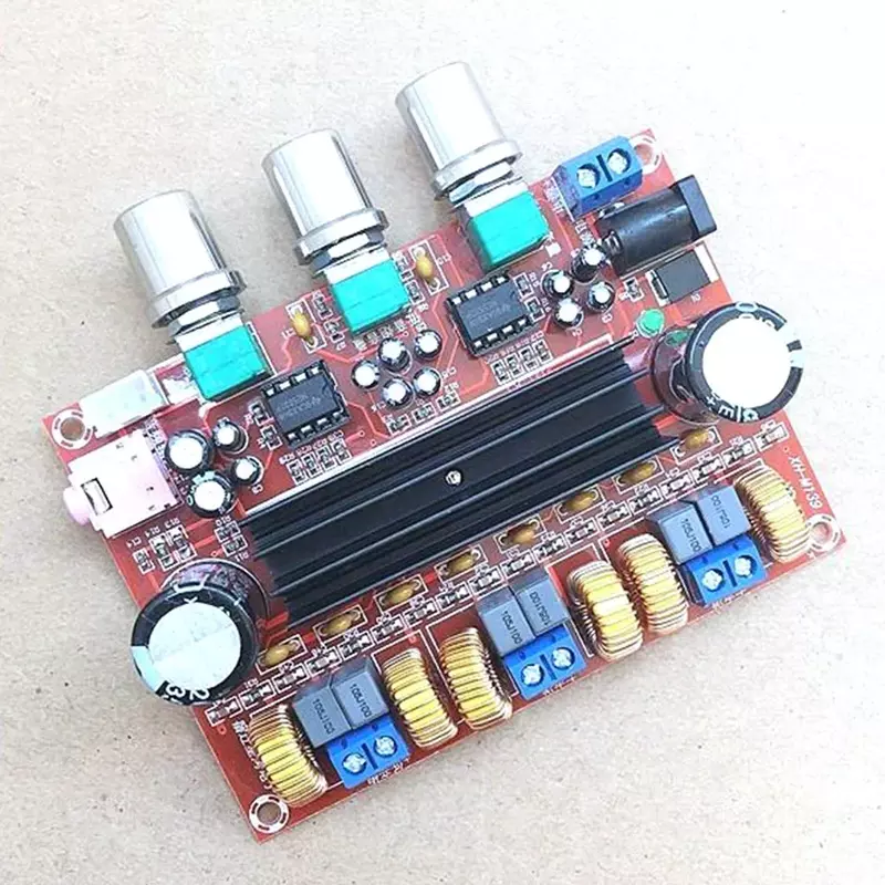 Módulo de placa amplificadora de potencia de Subwoofer Digital TPA3116D2, Canal 2,1, XH-M139, 12V-24V, 2x50W + 100W