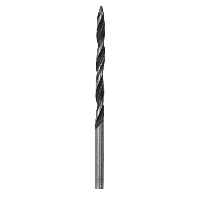 Alta Carbono Aço Espiral Madeira Brocas, durável, requintado, novo, de alta qualidade, 3mm, 3mm x 58mm, 8Pcs por conjunto