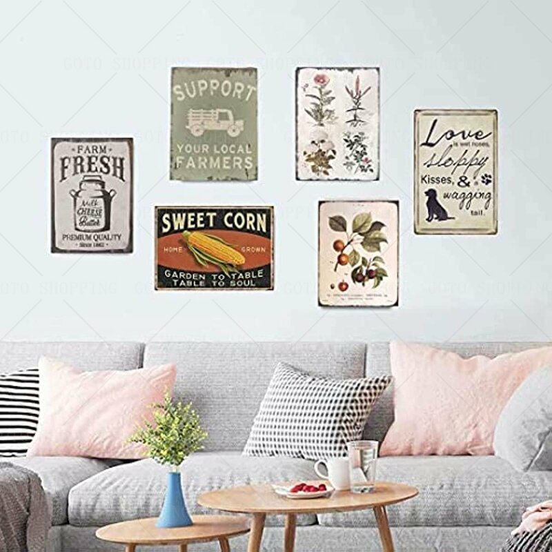 Before You Break Into My House Stand Outside and Get Right Funny Metal Tin Sign Wall Decor Wall Poster Plaque for Home Bar Shop