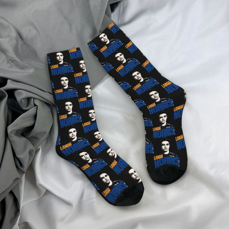 Lando Norris - Poster Adult Socks Unisex socks,men Socks women Socks