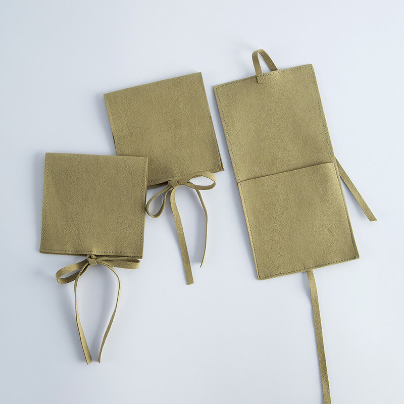 Sacchetti per imballaggio di gioielli in velluto da 10 pezzi sacchetti per bomboniere Chic sacchetti per cosmetici in microfibra crema pacchetto prodotto sacchetto regalo di nozze