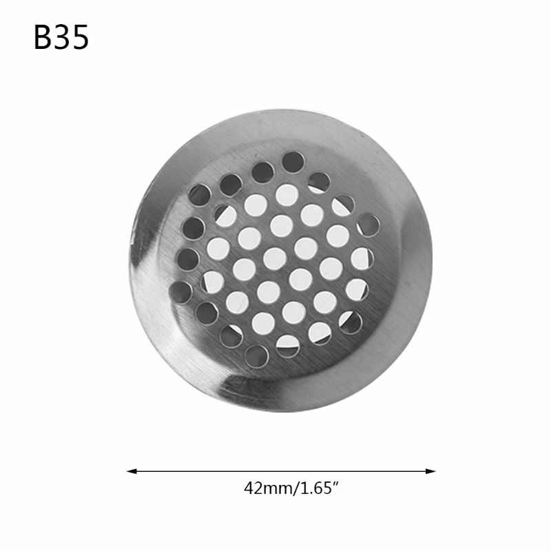 LXAF Stainless Steel Air Vent Hole Ventilation Louver Round Shaped Venting Mesh Holes