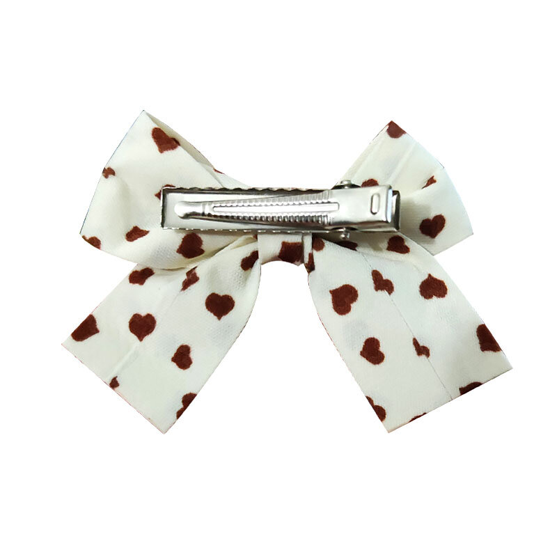 Tecido Art Bow Tie Hairpins, gradiente cor clipe de cabelo para meninas, pinça presilha, acessórios para cabelo do bebê, 200pcs por lote