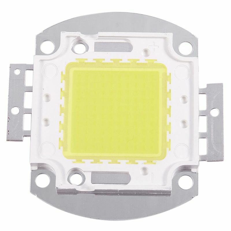 Bombilla de Chip LED de alta potencia, lámpara de luz blanca artesanal, 6500K, 100W, 7500LM, 50W, 3800LM