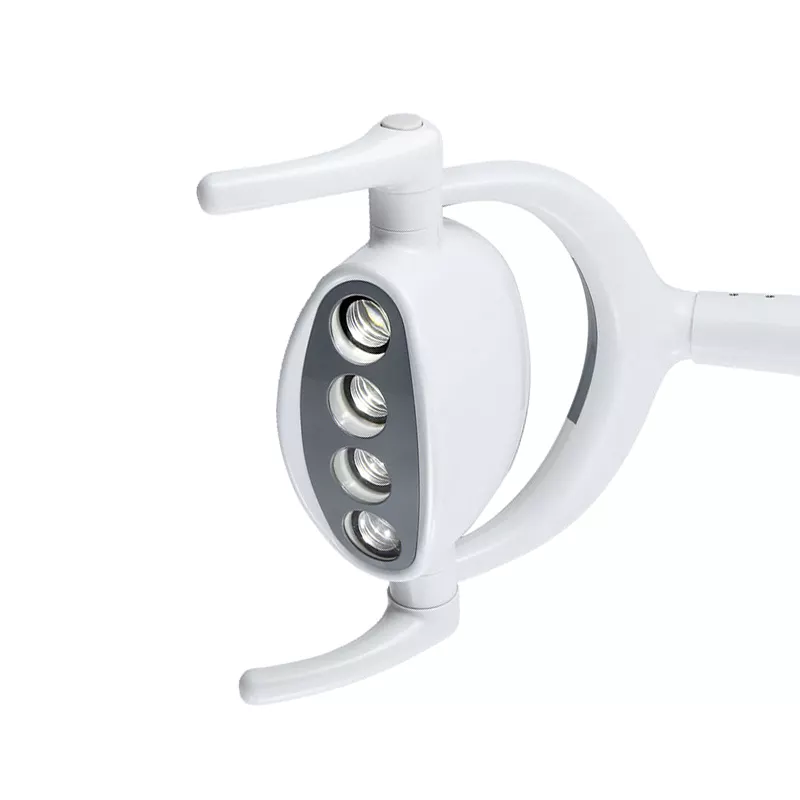Lampe Orale Dentaire Sensible à la Lumière LED, Plafonnier de Dentiste, Unité de Clinique Dentiste Mobile, 4 Lampes