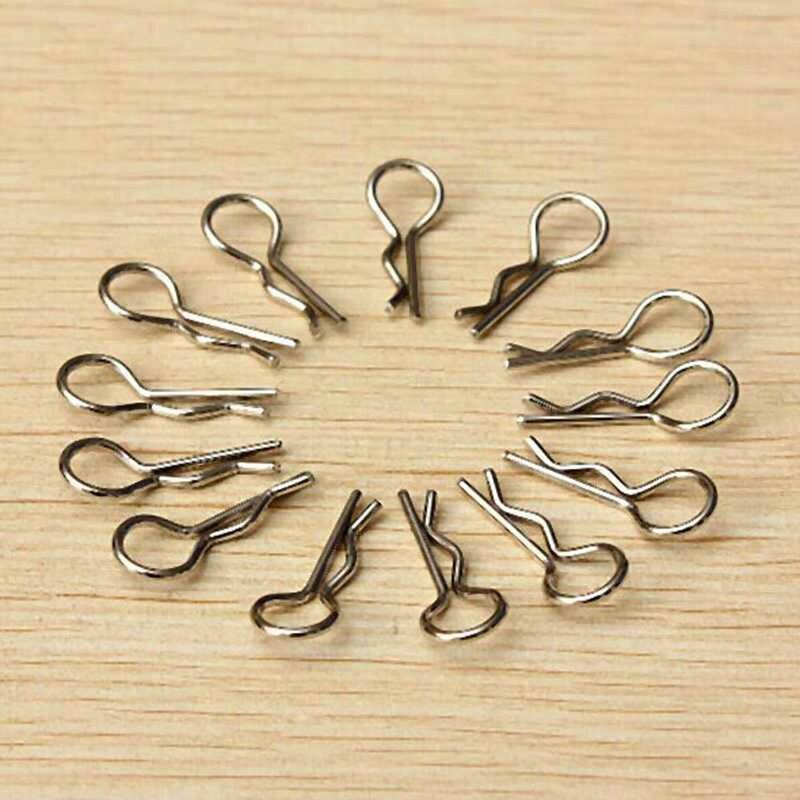 R-shaped for HPI RC HSP Stainless Steel Body Shell Bolt Clip Pin Clips 1/10 Model