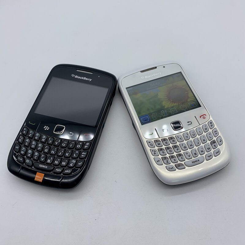 BlackBerry Curve-teléfono móvil 8520 renovado, Original, desbloqueado, 512MB, 512MB de RAM, cámara de 5MP, Envío Gratis