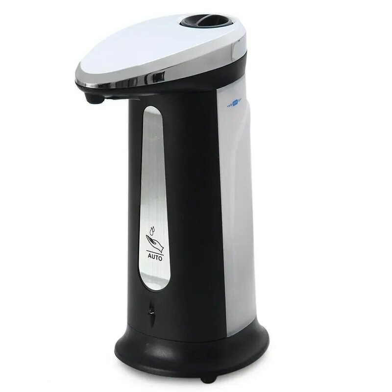 Dispensadores de sabão líquido do sensor Touchless inteligente do ABS, lavadora automática da mão da indução para o banheiro e a cozinha, 400ml