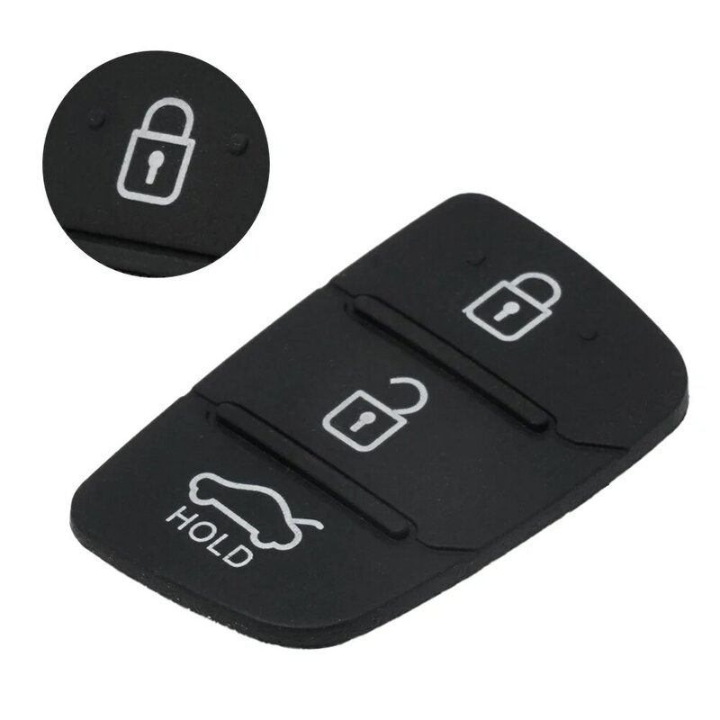 For Hyundai Tucson 2012-2019 Key Shell Key Pad Easy Installation No Distortion No Fade No Problem Rubber Pad Remote