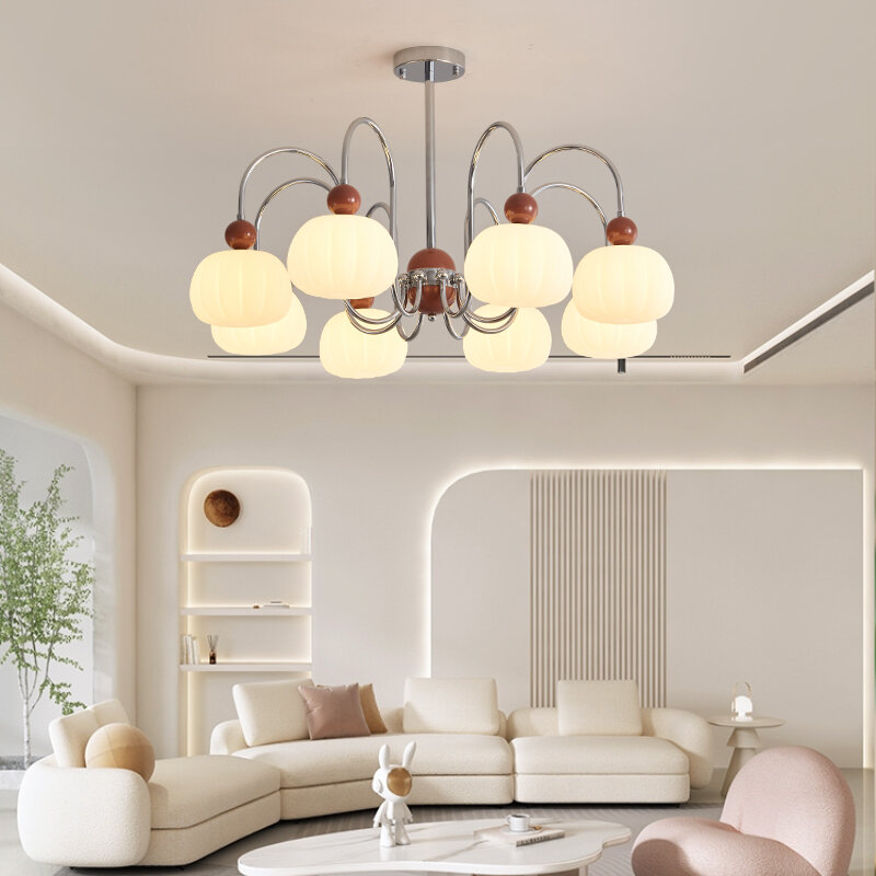 Светодиодная Люстра для гостиной, современный минималистичный светильник для спальни, столовой, комнатный декор в скандинавском стиле, осветительные приборы