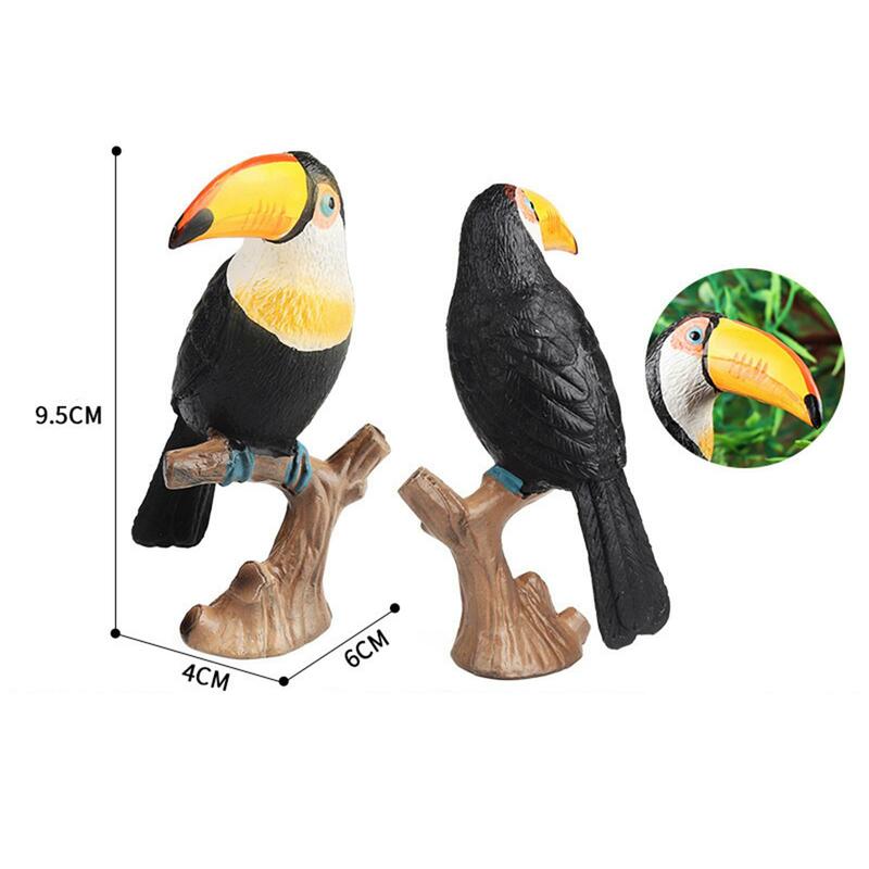 Simulation Bird Animal Models Toy for Classroom Learning Shelf Decorations