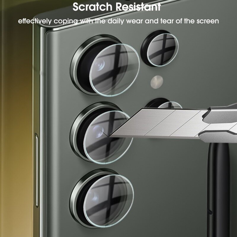 Cristal de lente de cámara para Samsung Galaxy S24 Plus, película protectora de cámara Ultra HD para Samsung S24, vidrio templado antiarañazos