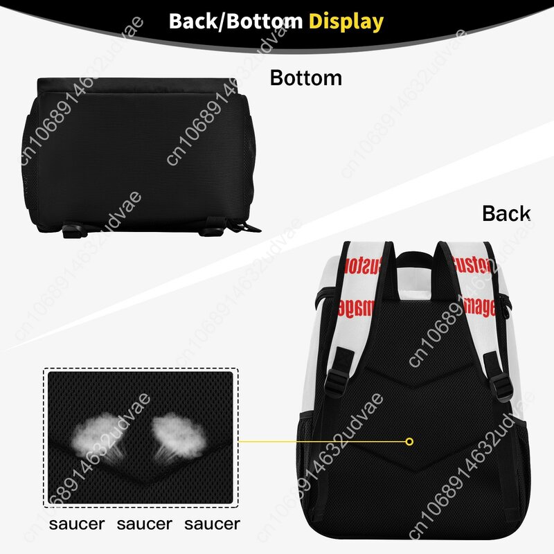 New Thermal Picnic Backpack Waterproof Thickened Cooler Bag Large Insulated Bag Cooler Backpack Refrigerator Bag Custom Pattern