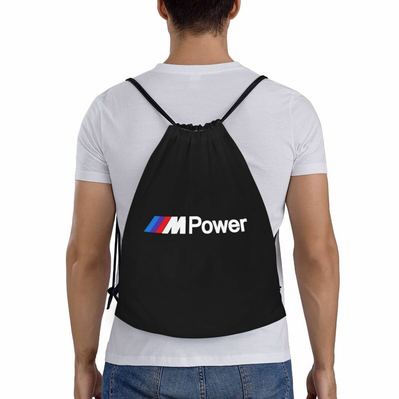 M Powers Sportwagen Kordel zug Rucksack Sport Sporttasche für Frauen Männer Training Sackpack