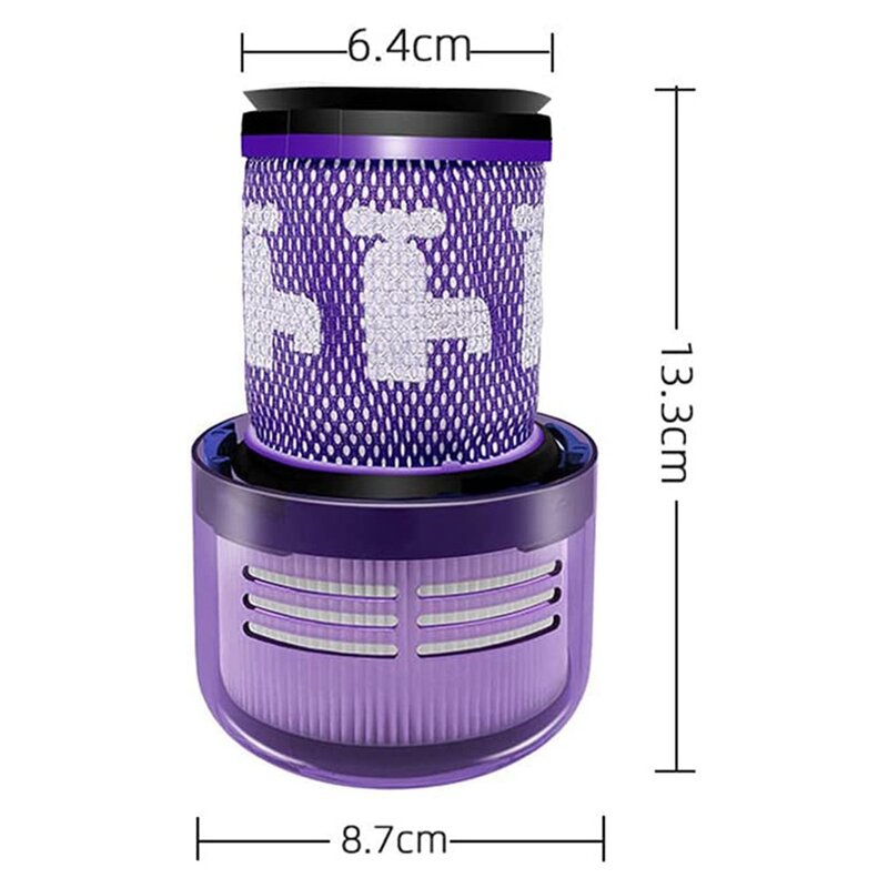 Сменный фильтр для пылесоса Dyson V12, тонкий моющийся фильтр для пыли, запчасти для пылесоса, часть 971517-01