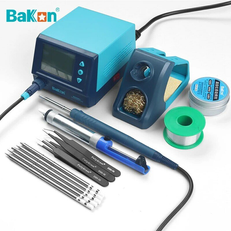 Stacja lutownicza Bakon BK969D t12 do naprawa telefonu inteligentna stacja do spawania bez ołowiu o stałej temperaturze cyna lutownicza narzędzia