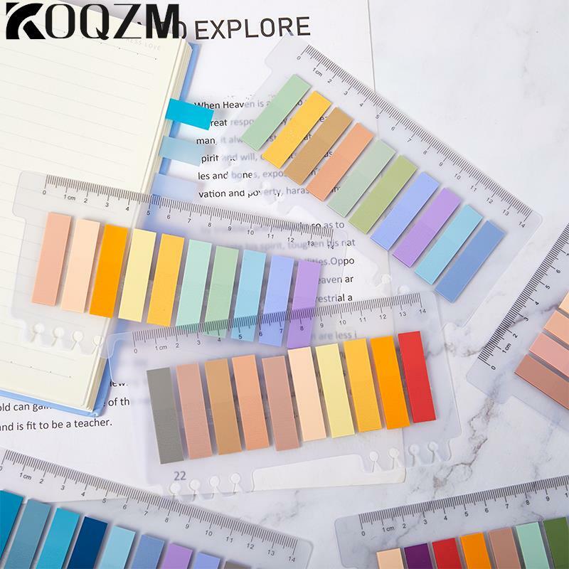Transparent Notes Index Stickers Adhesive Labels Notes Index Page Markers Notepad Stickers Office School Cute Supplies
