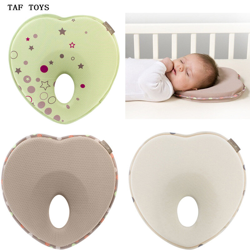 Unisex Cute Heart Baby Pillows Newborn Infant Memory Finalize The Design Pillow