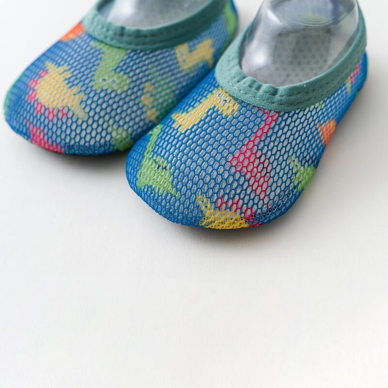 Toddler Baby Mesh Socks scarpe per ragazze e ragazzi Cartoon Animal calzini antiscivolo Sneakers No-Show Crew Boat calzini alla caviglia