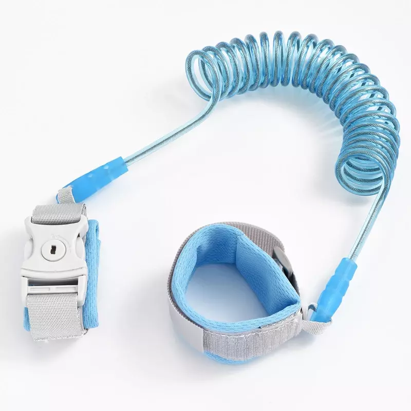 Chiave di blocco da 2 metri per neonati corda di trazione Anti-perdita per bambini piccoli per bracciale Anti-perdita per bambini e cintura di sicurezza per bambini