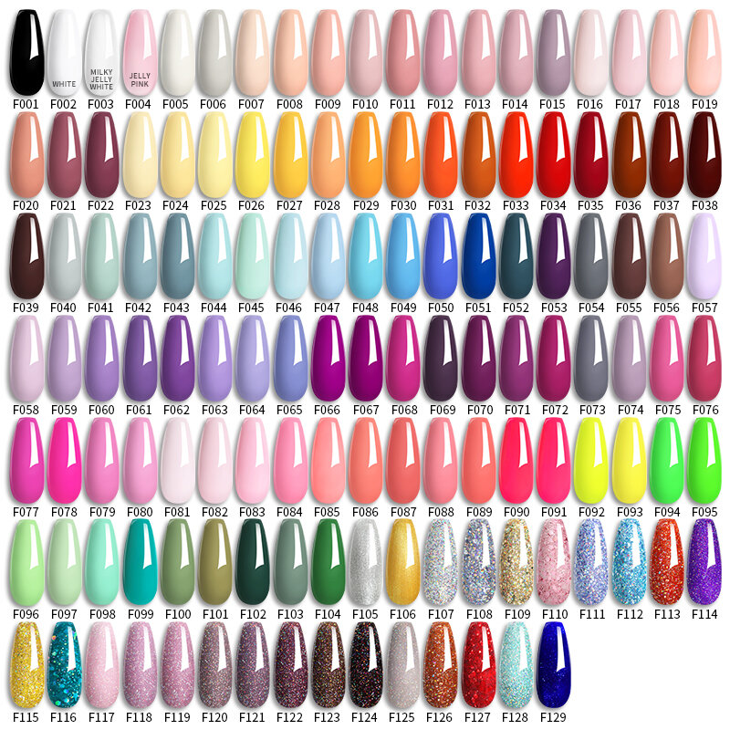 Гель-лак для ногтей LILYCUTE, 184 цветов, 7 мл, Полупостоянный блеск, отмачиваемое базовое и верхнее покрытие, УФ светодиодный Гель-лак для ногтей, маникюр для дизайна ногтей