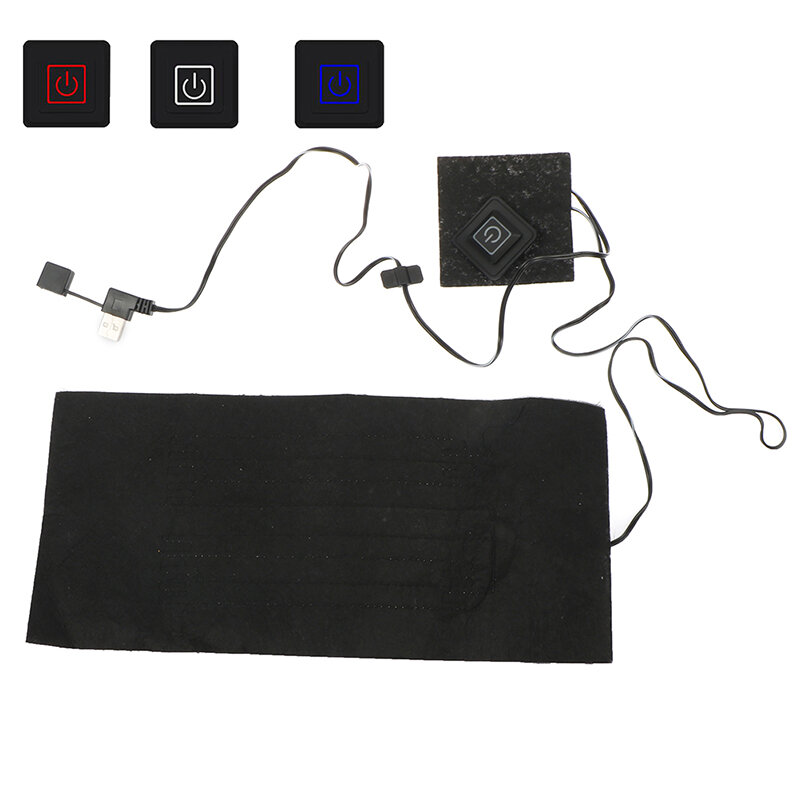 전기 천 히터 패드 쿠션, 5V 2A USB 패드, 허리 복부 발, 애완 동물 워머, 3 가지 모드, 온도 조절 가능, 겨울, 1 개