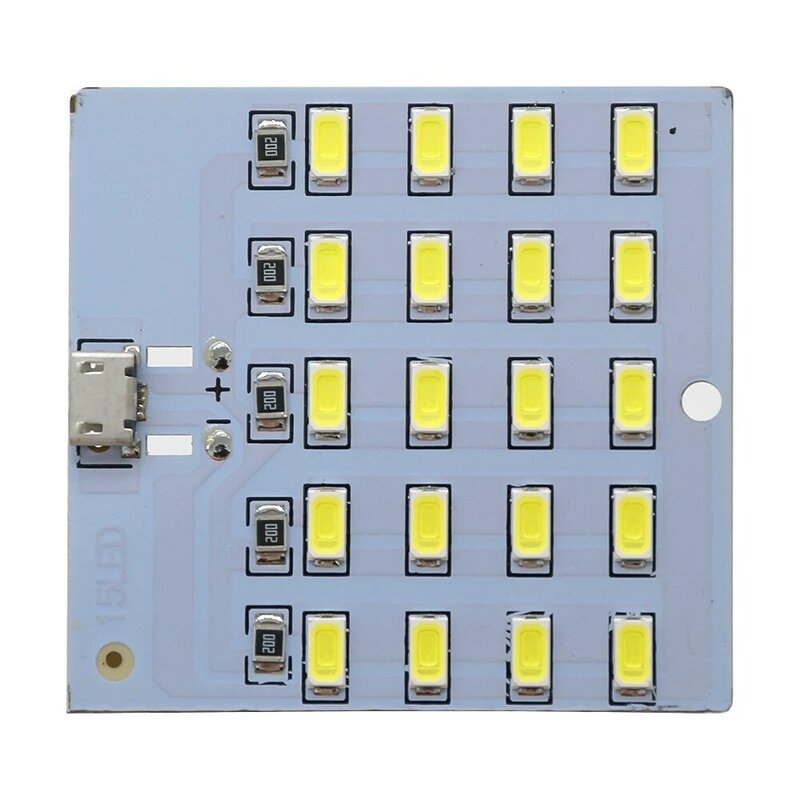 Mirco-Panel de iluminación LED Usb 5730, luz de Emergencia Móvil, luz nocturna blanca 5730 Smd 5V 430mA ~ 470mA, lámpara de escritorio artesanal