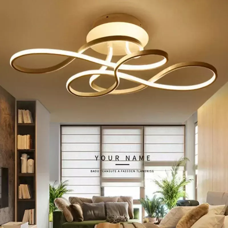 Modernas luzes de teto LED, Lustre para sala de estar, Sala de jantar, Quarto, corredor, Varanda Lâmpada, Home Decor, Iluminação interior