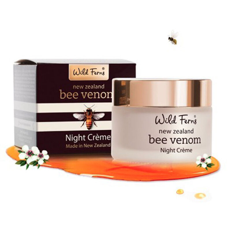 Newzealand Manuka Honey Bee Venom มอยเจอร์ไรเซอร์สำหรับบำรุงผิวกลางคืนครีมให้ความชุ่มชื้นที่หรูหราช่วยลดริ้วรอย47กรัม