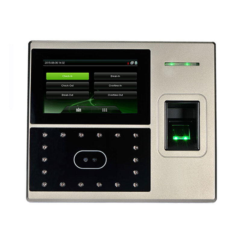 Zk Uface800 Linux Systeem Tcp/ip Biometrische Vingerpint Gezicht Gezichtsherkenning Tijdregistratie Systeemrecorder Werknemer Machine