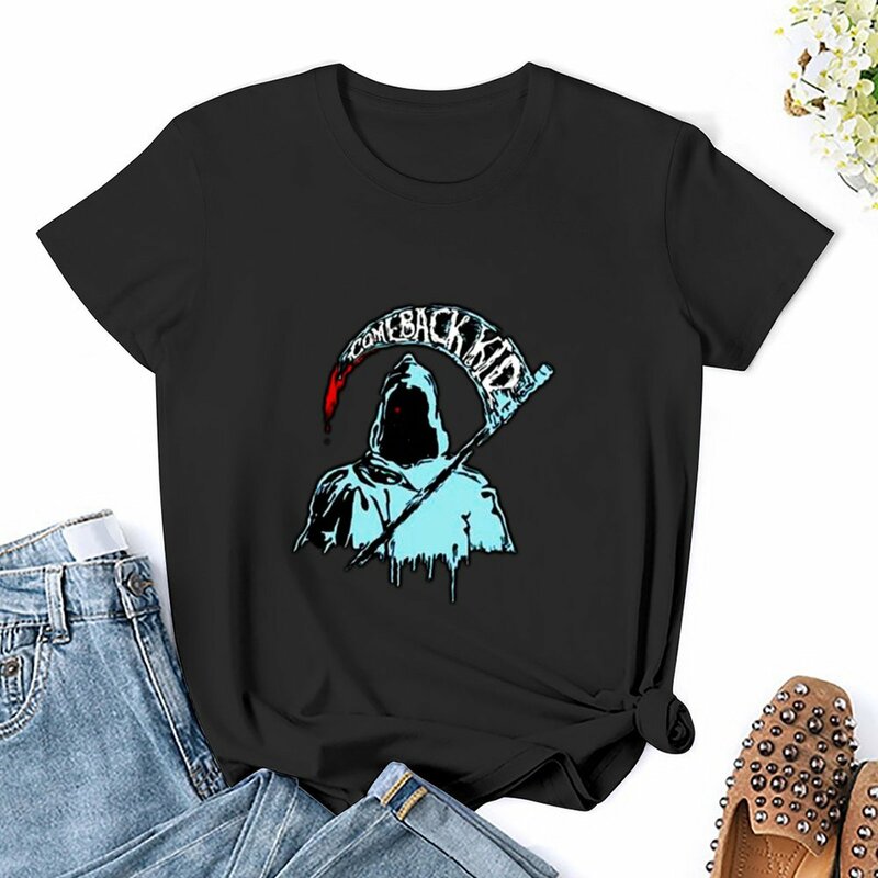 COMEBACK KID 밴드 티셔츠, 플러스 사이즈 상의, 여성 의류, 베스트 로고