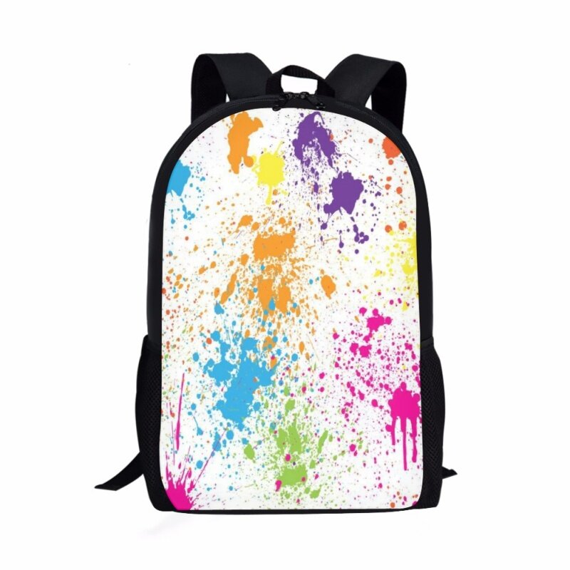 New Fashion Tie-dyed Print Pattern School Bag For Children Young Casual Book BagsFor Kids Backpack Teens Large Capacity Backpack