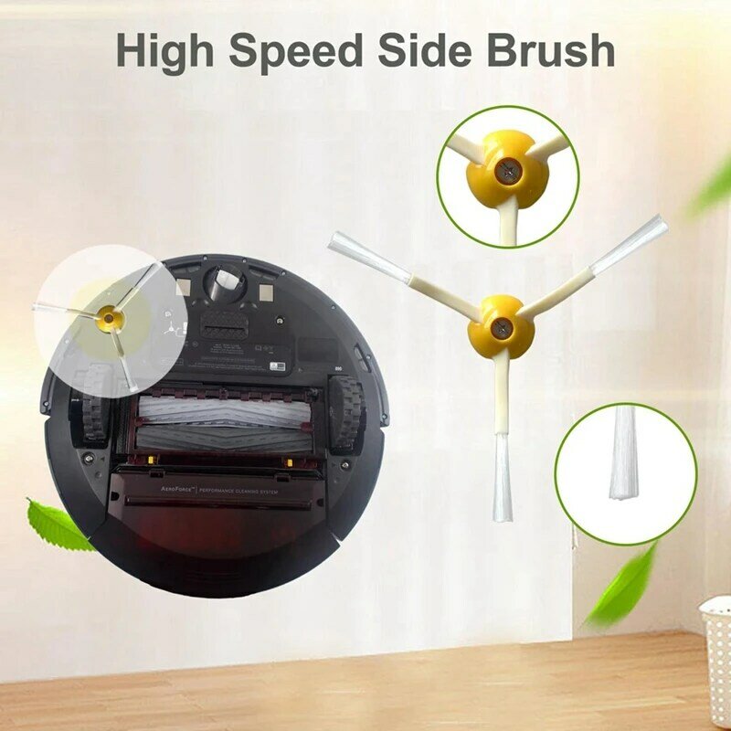 Side Brush Replacement Accessories For Irobot Roomba 900 800 Series, 980 960 860 850 861 866 870 890 Vac Edge-Sweeping Brushes